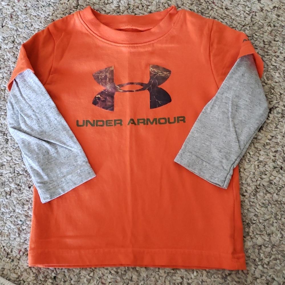 Under Armour baby boy LS tee